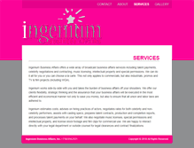 Tablet Screenshot of ingeniuminc.net